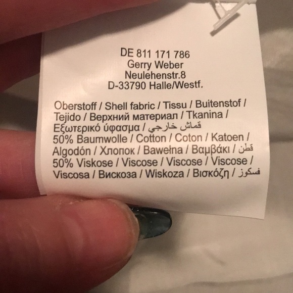 Gerry Weber White Shirt size 14 - Picture 10 of 10